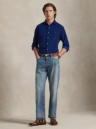 POLO RALPH LAUREN | Cordhemd Custom Fit | dunkelblau